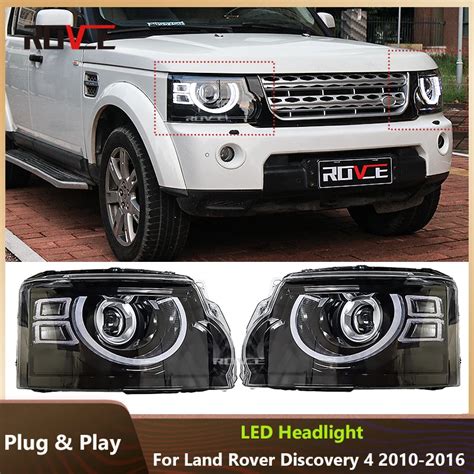 Rovce Led Headlight Assembly Upgrade Defender Design Dynamic Lamp For