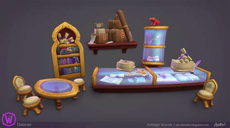 Wow Legion Prop Art — Polycount Props Art Game Concept Art 2d