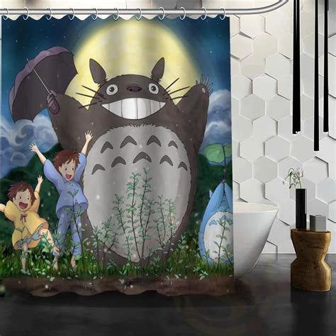 Best Nice Custom My Neighbor Totoro Shower Curtain Bath Curtain