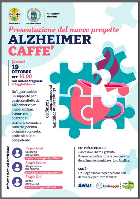 Csv Dei Due Mari Ets Presentazione Dl Nuovo Progetto Alzheimer Caff