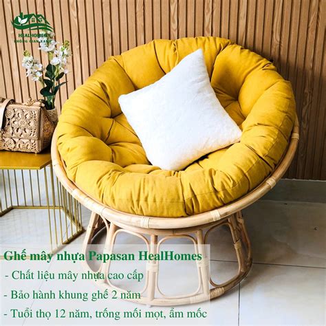 Gh L I Th Gi N Papasan Gi M Y Ph Ng Ng Cho B M Decor Ban C Ng