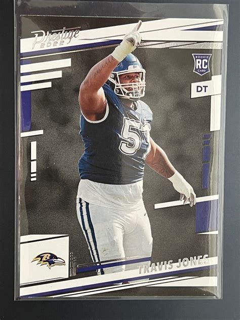 Mavin Panini Prestige Travis Jones Rookie Card Ravens