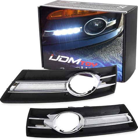 Ijdmtoy Xenon White Led Daytime Running Light Kit