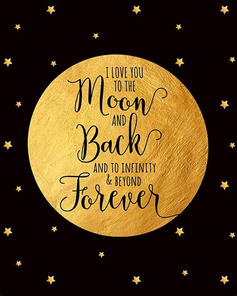 I Love You To The Moon And Back To Infinity And Beyond Quote