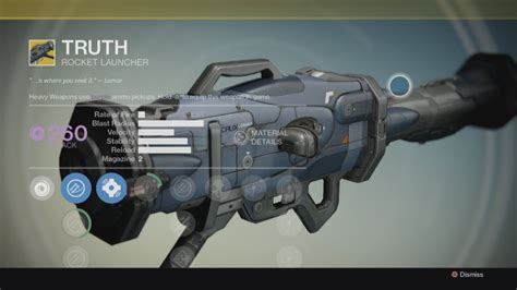 Destiny EXOTIC Gun Truth Rocket Launcher Gameplay YouTube