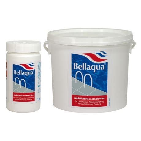 Bellaqua Multifunktions Tabletten Chlor 1 Kg 5 Kg 4 In 1 Chlor