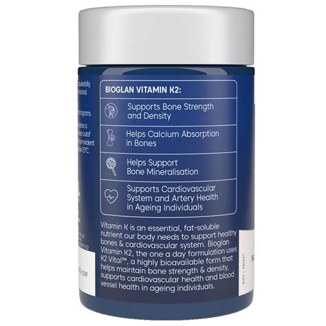 Buy Bioglan Vitamin K2 60 Capsules Online At Chemist Warehouse