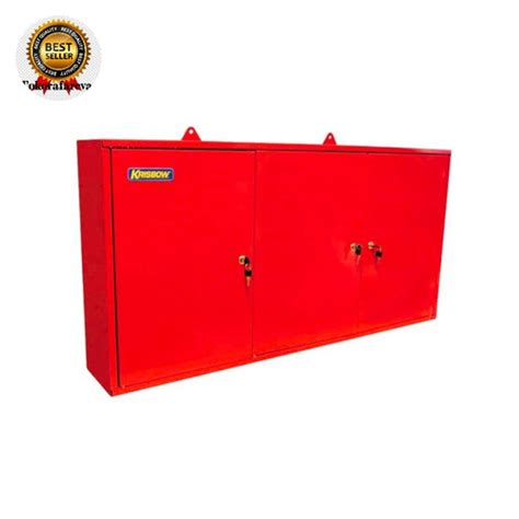 Jual Kotak Lemari Bengkel Perkakas Tool Box Cabinet Trolley Pintu Red