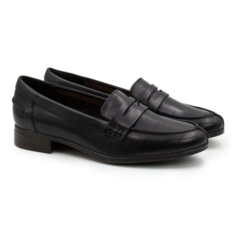 Купить Женские лоферы Clarks цвет черный Модель Hamble Loafer арт 26147739 цена от 6990