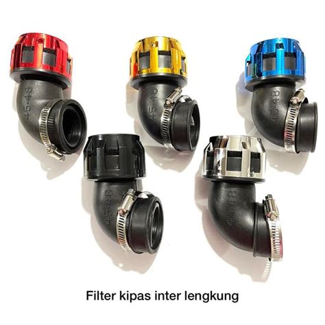 Jual Filter Udara Motor Model Jamur Lengkung Bisa Untuk Karburator