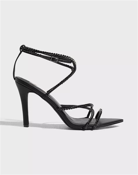 Kjøp Nelly High Heels Rhinestone Strappy Heel Nelly