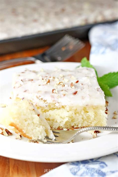 White Texas Sheet Cake Let S Dish Recipes