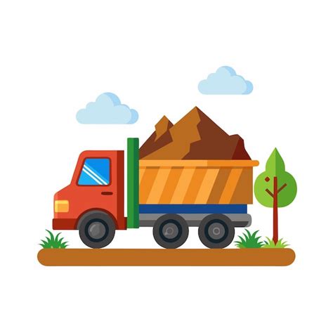 Page 7 Gravel Truck Vectors And Illustrations For Free Download