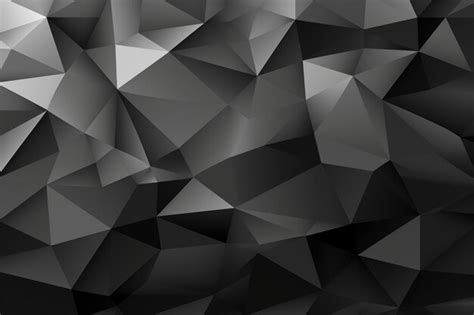 Premium Photo Abstract Background With A Monochrome Low Poly Design