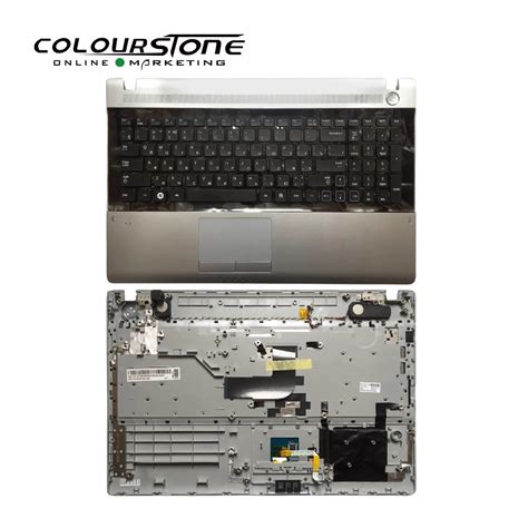 Russia Black With Palmrest Cover C Laptop Keyboard For Samsung Rv509