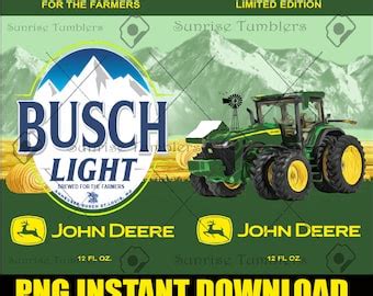 Busch Light John Deere Etsy India