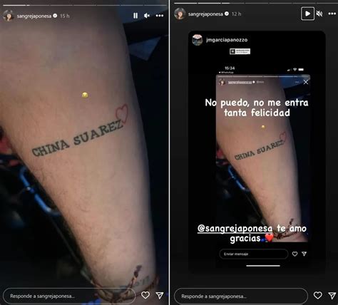 Un Fan Se Tatu El Nombre De La China Su Rez Qu Dijo La Actriz