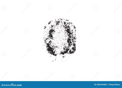 Fingerprint Isolated on White Background Stock Illustration ...