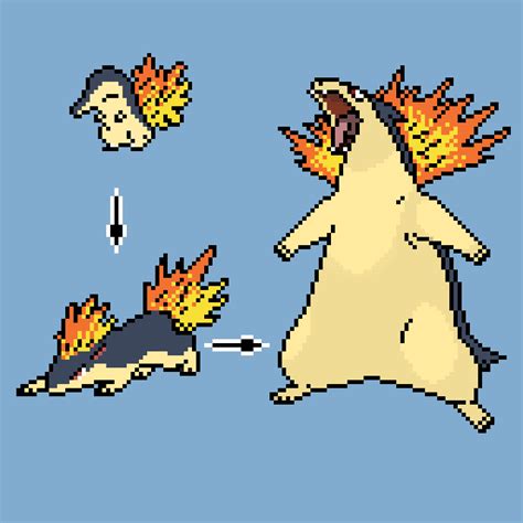 Original Typhlosion Sprite