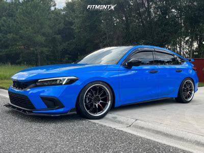 2022 Honda Civic Sport With 19x9 5 Work Emotion Zr10 And Westlake