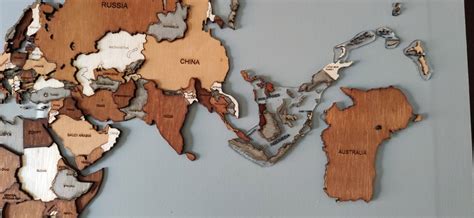 Wooden World Map For Wall Decor The Most Accurate World Map Based On