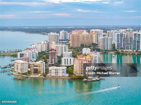 Sarasota Florida Aerial View High Res Stock Photo Getty Images