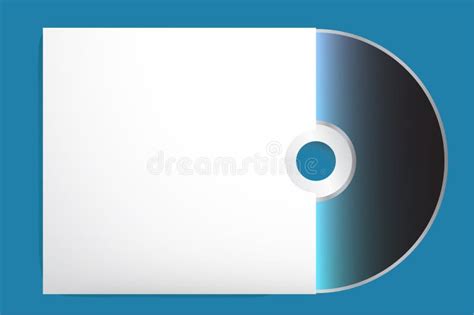 Blank Cd with Cover Template. Vector Illustration, Eps 10 Stock Vector ...