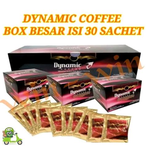 Jual Dynamic Coffee Kopi Stamina Energy Ginseng Isi Sachet Di Lapak