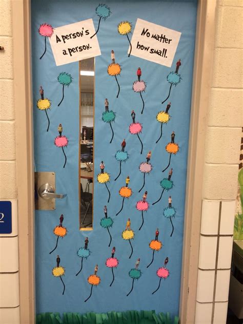 Dr Seuss Theme Door Horton Hears A Who Dr Seuss Classroom Door