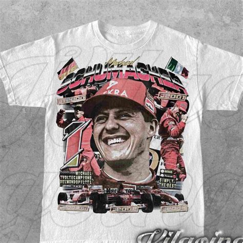 Vintage Ferrari Michael Schumacher Shirt Etsy