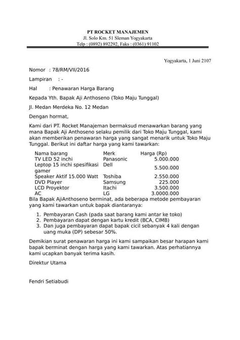 Detail Contoh Surat Penawaran Proyek Koleksi Nomer 21