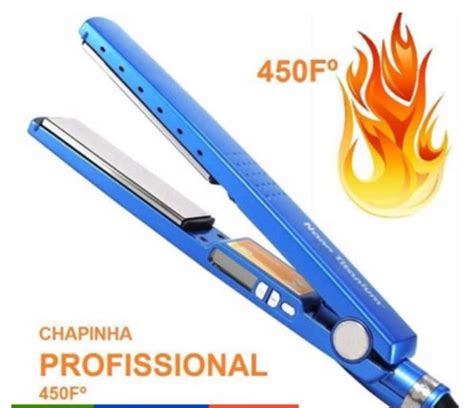 Chapinha 450 Graus Profissional - Chapinha Prancha Profissional bivolt 450 Graus Original - Spacemanshoes ...
