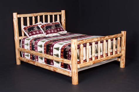 Wilderness Log Bed Viking Log Furniture