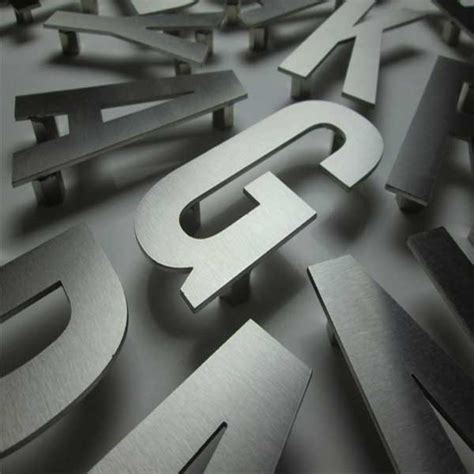 Stainless Steel Laser Cut Signs Litasign