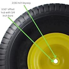 Turf Traction X Rear Tire Assembly Replacements For John Deere