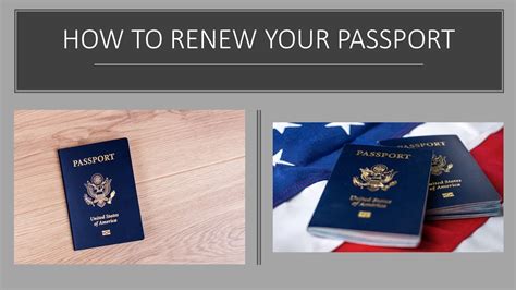 How To Renew A Us Passport Youtube