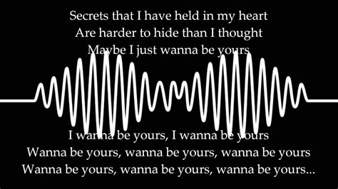 Arctic Monkeys I Wanna Be Yours Lyrics Youtube