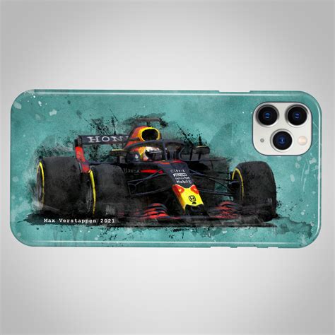 Max Verstappen Phone Case 2021 Red Bull Racing F1 Car Kkaa