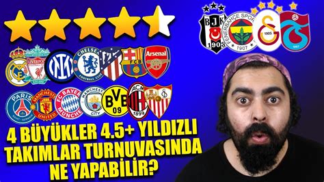 4 Büyükler 4 5 Yıldız Üzeri Takımlar Turnuvasında FIFA 23 Kariyer Modu