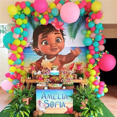 Decoracion Para Fiesta Infantil Tem Tica Moana Bebe Moana Themed