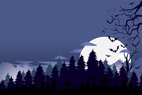 Background Scary Night of Halloween Graphic by onoborgol · Creative Fabrica