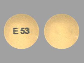 E53 Yellow and Round Pill Images - Pill Identifier - Drugs.com