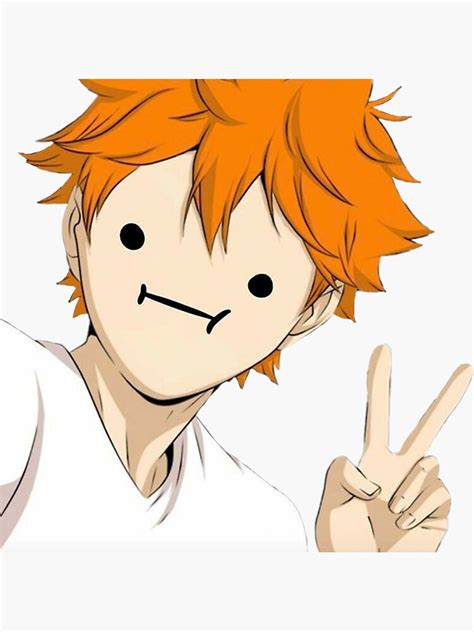 Haikyuu Hinata Shoyo Funny Sticker For Sale By Topols Redbubble