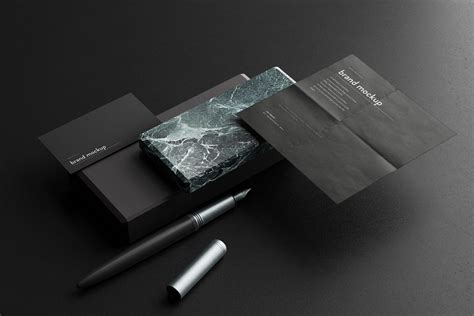 Dark Branding Mockup Mockup Free