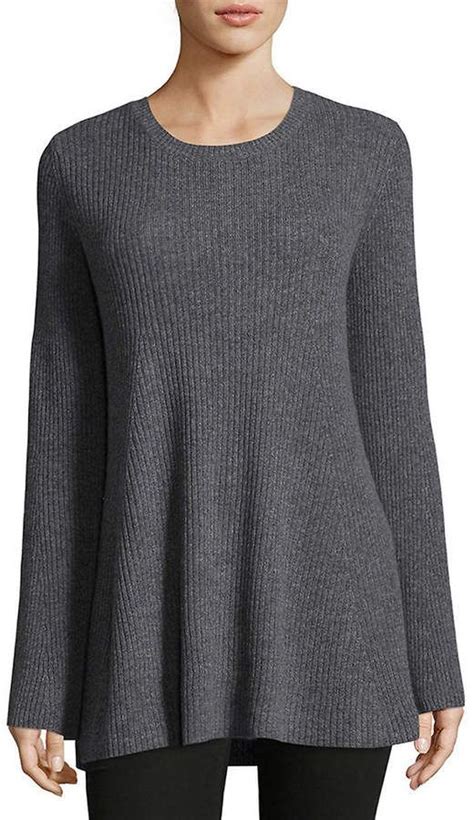 Saks Fifth Avenue Folio Cashmere Ribbed Cashmere Sweater Sweaters