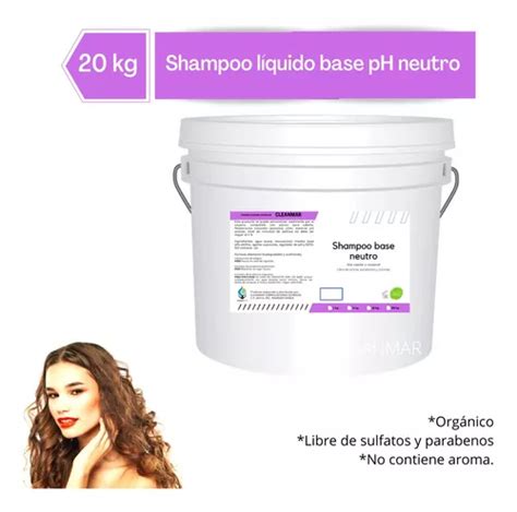 20 Kg Shampoo Líquido Libre De Sales Sulfatos Y Parabenos Envío gratis