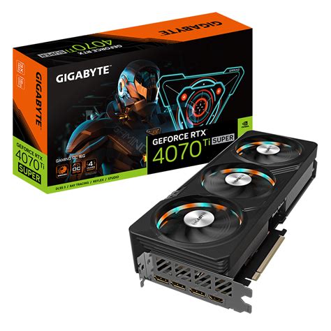 GeForce RTX 4070 Ti Super Gigabyte 16Gb GV N407TSGAMING OC 16GD