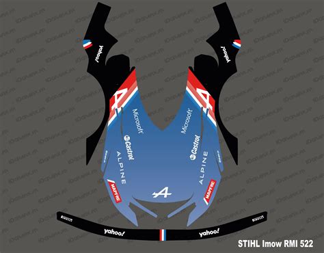 Adesivo Alpine F Edition Robot Rasaerba Stihl Imow Idgrafix