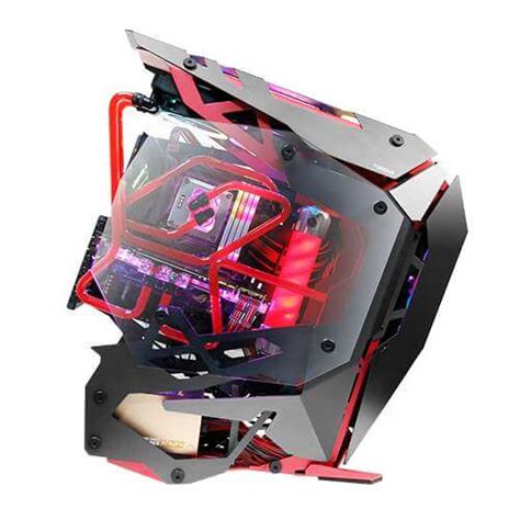 Buy Antec Torque Black Red Aluminum Atx Mid Tower Gaming Casing In