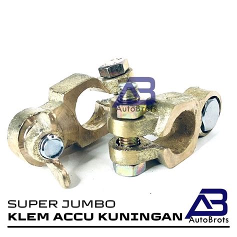 Jual Premium Klem Accu Kuningan Super Jumbo Mobil Truk Besar